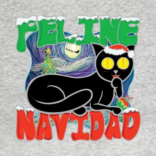 Feline Navidad T-Shirt